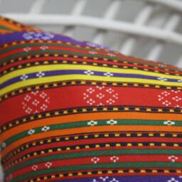Kilim Pillows, Designer Turkish Pillow, 16x24 Dorm Throw Pillow Cover, Striped Cushion Case, Bohemian 4 - thumbnail 2