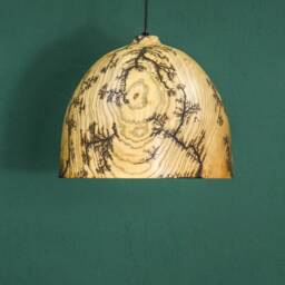 Plug in Pendant Light Shade, Flush Mount Ceiling Lamp, Unique Rustic Fixture, Hanging Lamp - thumbnail 2