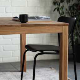 Wooden Dining Table Oak Kitchen Farmhouse Solid Wood Anniversary Gift Living Room Decor - thumbnail 3