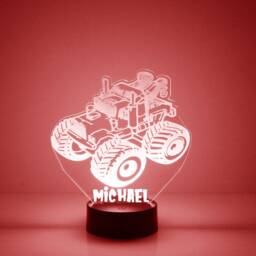 Monster Truck Light Up, Custom Engraved Night Light, Personalized Free, 16 Color Options With Remote Control - thumbnail 4