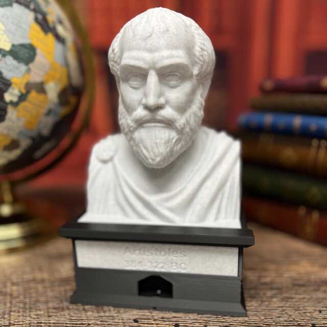 Aristotle Talking Bust - Press The Button For A Fun Quote Or Fact Collectible Toy Figurine Novelty Gift Video in Description - image 1