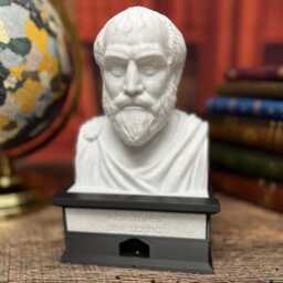 Aristotle Talking Bust - Press The Button For A Fun Quote Or Fact Collectible Toy Figurine Novelty Gift Video in Description - thumbnail 1