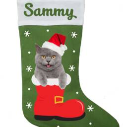 Chartreux Christmas Stocking - thumbnail 3