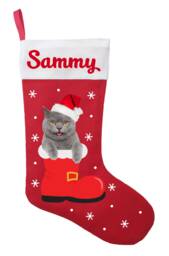 Chartreux Christmas Stocking