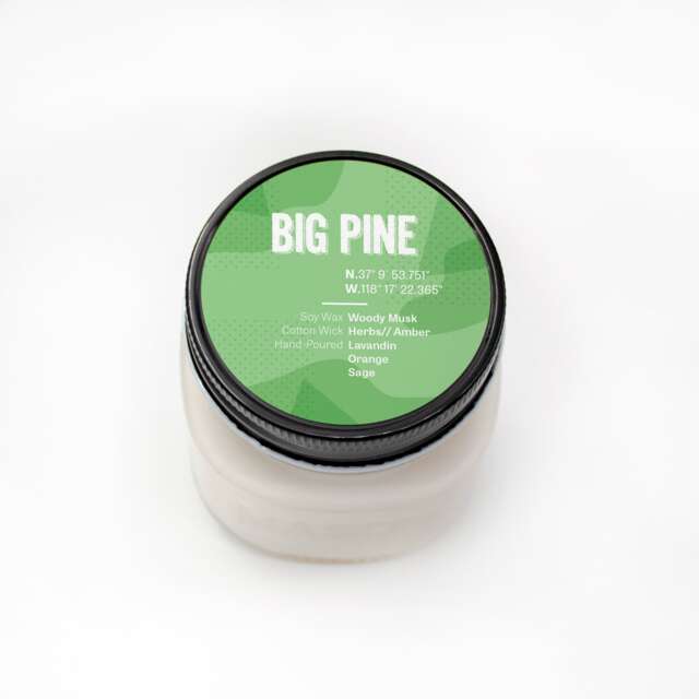 Big Pine California Soy Wax Candle, Hand Poured Scented Mountain Home Decor, Farmhouse Custom Gift Idea - image 1