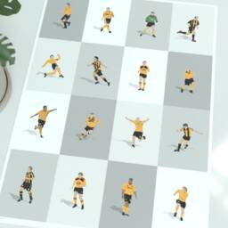 Hull City Legends Illustrated Poster - Kc Stadium Icons Print Tigers Football Art - thumbnail 3