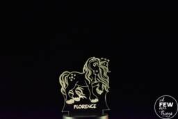 Personalised Unicorn Night Light Led Animal Light Stand