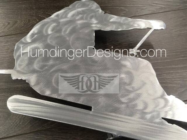 Alpine Skier - Metal Wall Art Downhill Ski Sculpture Humdinger Designs - image 1