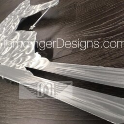 Alpine Skier - Metal Wall Art Downhill Ski Sculpture Humdinger Designs - thumbnail 3