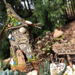Handmade Fairy Garden, Custom Succulent Planter, Personalized Gift - thumbnail 2