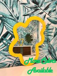 Irregular Acrylic Wall Mirror Abstract Asymmetrical Art Decor - thumbnail 1