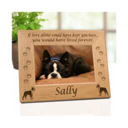 Boston Terrier Dog Memorial Photo Decor, Breed Lovers Gift, Pet Frame For Women, Lover Birthday & Christmas Gift Idea