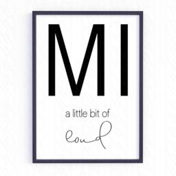 Family Print Set Of 3 - Crazy Loud Love Quotes Home Decor - thumbnail 3