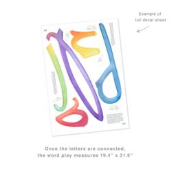Watercolor Words - Play Peel-And-stick Wall Decals Mej - thumbnail 4
