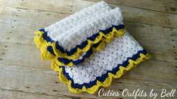Baby Boy Blanket, Gift, Newborn Stroller Afghan Girl, Girls' Crochet Blankets, Soft - thumbnail 1