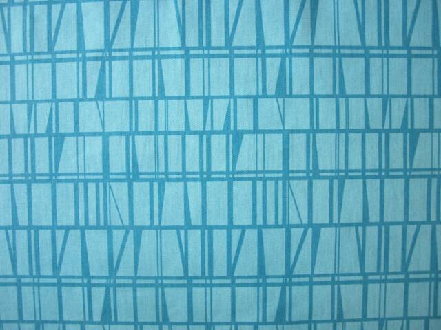 Curtain Panel Turquoise Blue Lines Checkered Scandinavian Modern Decor Table Runner Napkins Pillow Tea Towel Great Gift - image 1