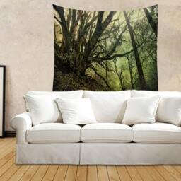 Fairytale Tree Wall Tapestry, Nature Decor, Forest Tapestry, Nature Wall Hanging - thumbnail 2