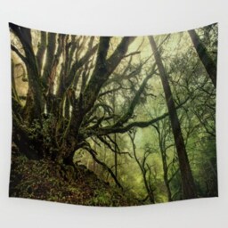 Fairytale Tree Wall Tapestry, Nature Decor, Forest Tapestry, Nature Wall Hanging - thumbnail 3