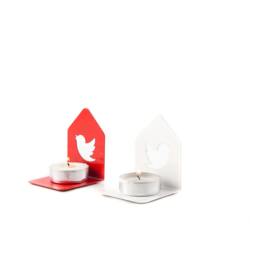Metal Bird Candle Holders - Modern Home Decor, Housewarming Gift - thumbnail 2