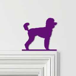 Door Topper Poodle Dog Tall Various Colours Top Of Decorative Sign - Sign, Novelty Wall Decor, Frame Art, Art - thumbnail 4