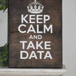 Keep Calm & Take Data - Applied Behavior Analysis Sign - Aba Rustic Wall Decor - thumbnail 2
