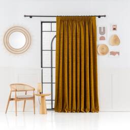 Luxury Velvet Curtains Custom Pleated Drapes, 17 Colors - thumbnail 3