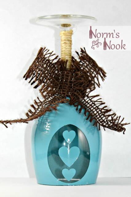 Wine Glass Candle Holder - image 1