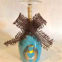 Wine Glass Candle Holder - thumbnail 2