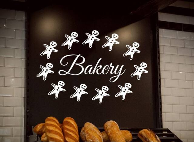 Bakery Wall Decal Removable Vinyl Window Sticker 4426 - image 1