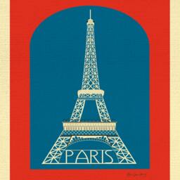 Paris Print, Eiffel Tower France Wall Art, French Decor, Nursery, Print - Style E8-O-Sp1 - thumbnail 2