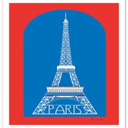 Paris Print, Eiffel Tower France Wall Art, French Decor, Nursery, Print - Style E8-O-Sp1 - thumbnail 3