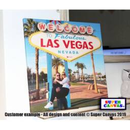 Couple Portrait Custom Photo Picture Wall Art Framed Canvas Print Husband Wife Boyfriend Girlfriend Partner Valentines Day Gift - thumbnail 1