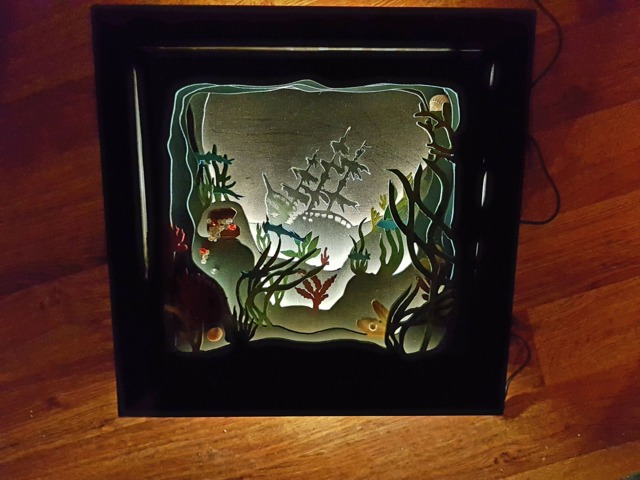 Ship Light Box Light-Box Underwater Nightlight Mood Wreck - image 1