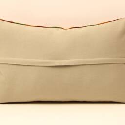 12x20 Turkish Kilim Lumbar Pillow Boho Pillow Bohemian Cushion Navajo Rugturkish Cover Armchair Case 4Oef-13 - thumbnail 4