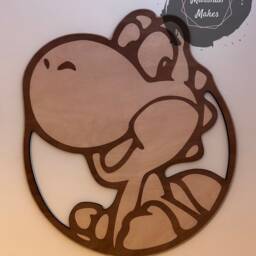 Wooden Super Mario Head, Mario, Luigi, Toad, Yoshi, Gaming Bedroom, Wall Decor, Art - thumbnail 3