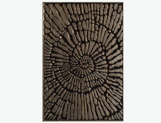 Oak Wood Nautilus Shell Wall Sculpture - Coastal Beach House Decor - image 1