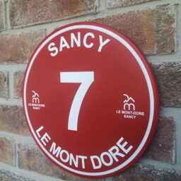 Custom Ski Piste Sign, Hand-stenciled Mountain Wall Art, Chamonix Les 3 Vall??es - 25cm - thumbnail 3