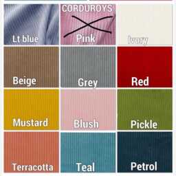 Fabric Personalised Letter With Velvet Or Corduroy Edging For Nursery Wall Decor - thumbnail 4
