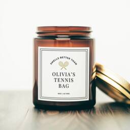 Personalized Tennis Gifts, Funny Candles, Candle, Gift For Her, Him, Birthday Gift, Unique - thumbnail 2