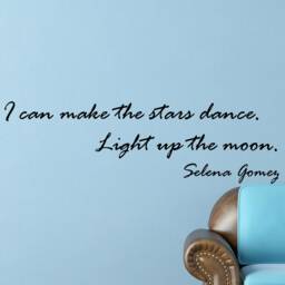Selena Gomez Stars Inspirational Motivational Wall Decal Quote Art Inspired Focus Positive Home Room Decor Encouragement 42x13 In - thumbnail 2