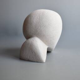 Ceramic Sculpture , Head, Terracotta, Abstract Sculpture, Clay, Interior Decor , Original Gift, Bust Garden - thumbnail 3
