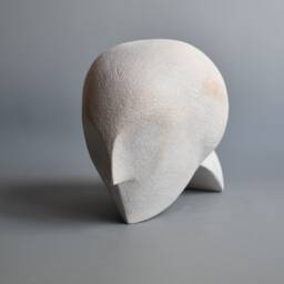Ceramic Sculpture , Head, Terracotta, Abstract Sculpture, Clay, Interior Decor , Original Gift, Bust Garden - thumbnail 2