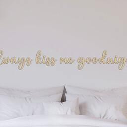 Bedroom Wall Art Quote Sign - Laser Cut Wooden Decor Layered Acrylic, Multiple Sizes, Home Accent - thumbnail 3