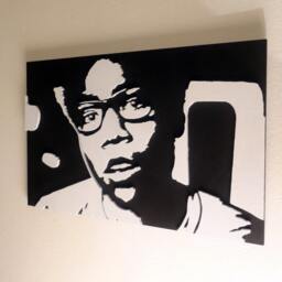 Childish Gambino, Wall Art, 3D Decor, Scroll Saw Wood Art - thumbnail 3