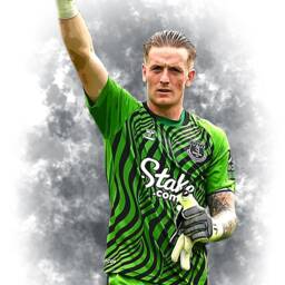 Jordan Pickford 2022/23 Digital Art Print - On Foamex Board Or Photo Paper - thumbnail 2