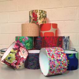 Beautifully Handmade Drum Lampshade in Kaffe Fassett - thumbnail 3