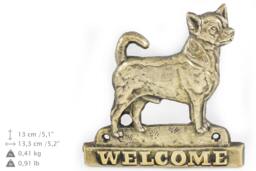 Chihuahua - Smooth Haired, Dog Welcome, Hanging Decoration, Limited Edition, Artdog