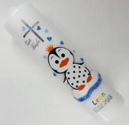 Baptismal Candle Penguin - thumbnail 1