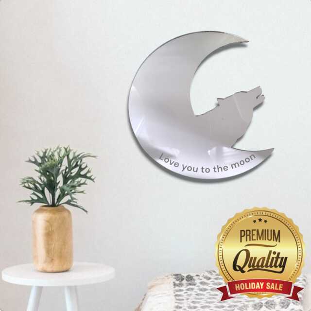 Personalized Acrylic Mirror Wall Art Engraved Indoor/Outdoor Decor - image 1