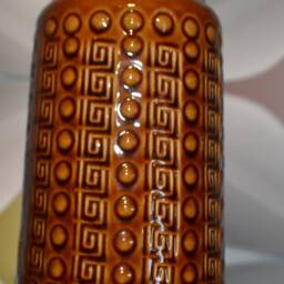 Vintage 1950S Vase By Scheurich Braun, Rockabilly Design - thumbnail 2